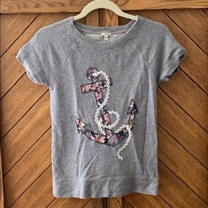 J.Crew anchor short sleeve shirt